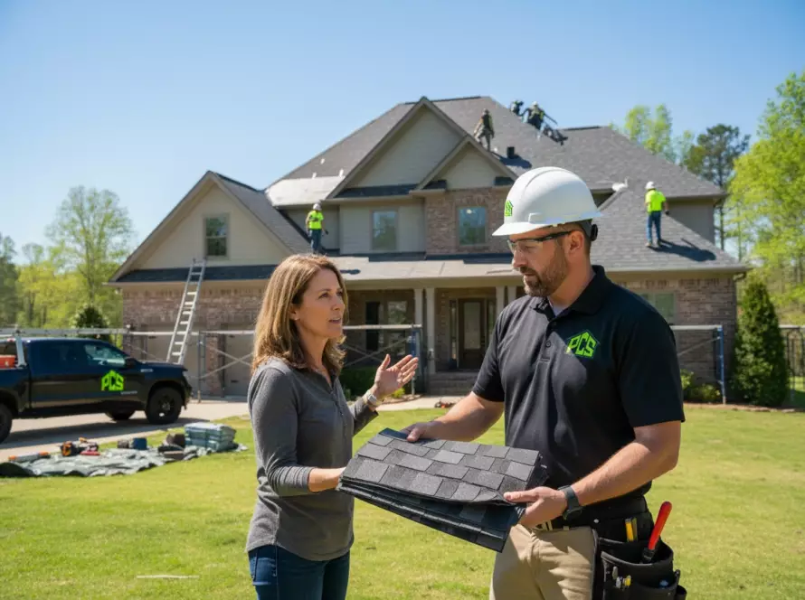 A_highly_detailed_outdoor_photograph_of_a_residential_roofing_project_in_Flowery_Branch__Georgia__A
